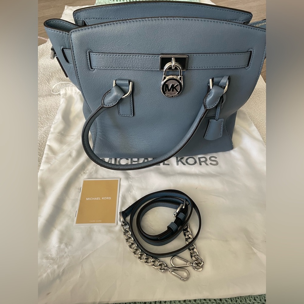 MK Hamilton Satchel bag ❤️⭐️ with lock & key, and dust bag